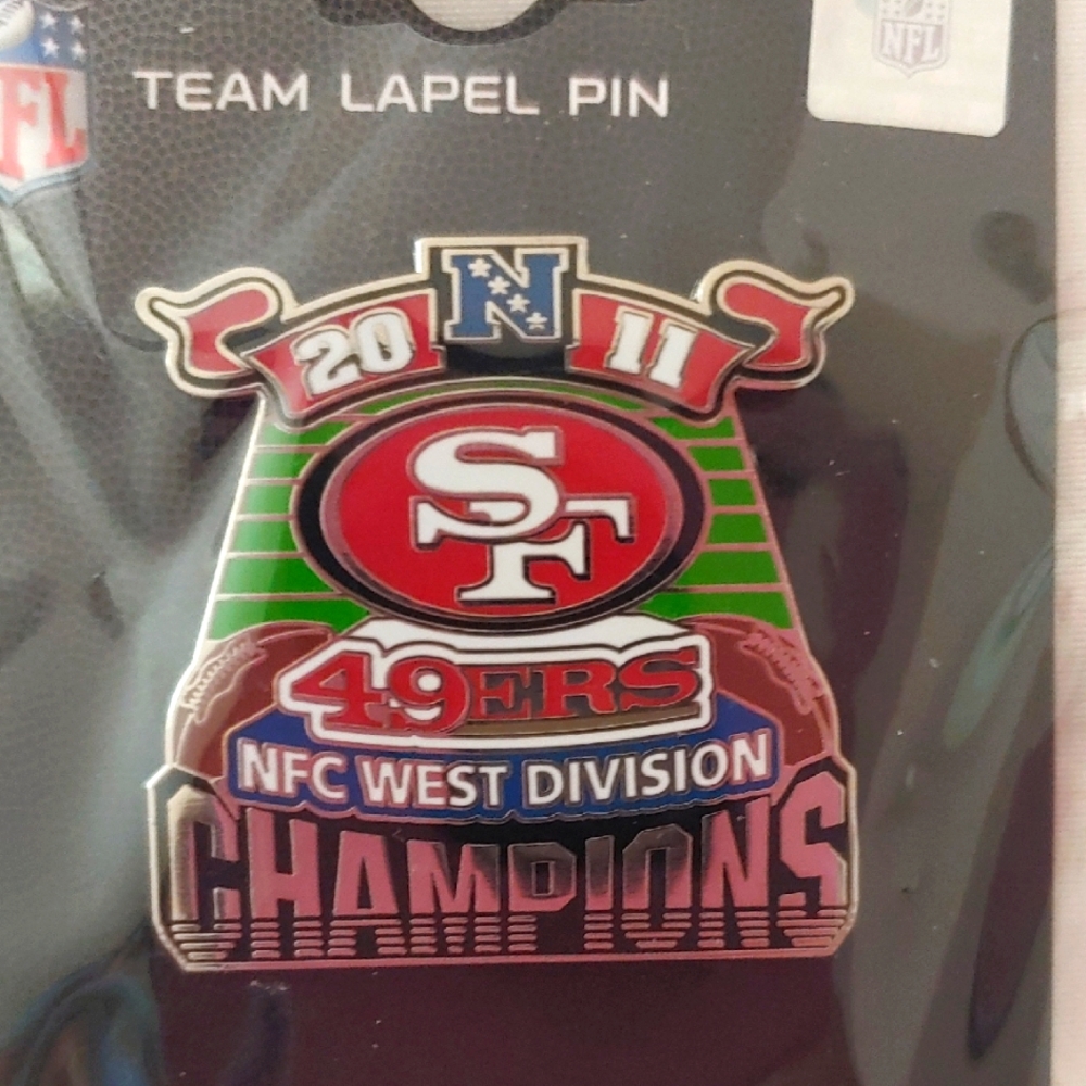 49ers NFC Champions Lapel Pin 2011